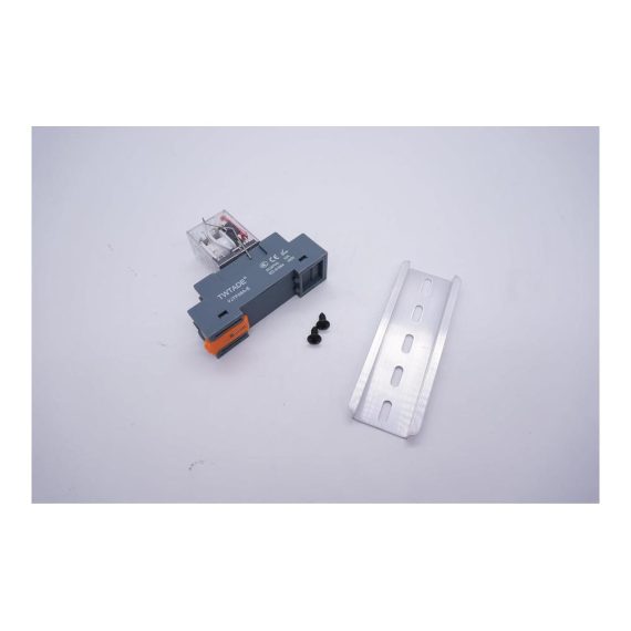 12V DC Relais mit LED 8 Pins 10A Schaltleistung hochwertige Basis DPDT 2NO 2NC auf DIN Schiene