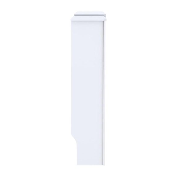 Heizkörperregler & Zubehör Moderne MDF Heizkörperverkleidung (Weiß 205 cm) inklusive Heizkörperkonsole