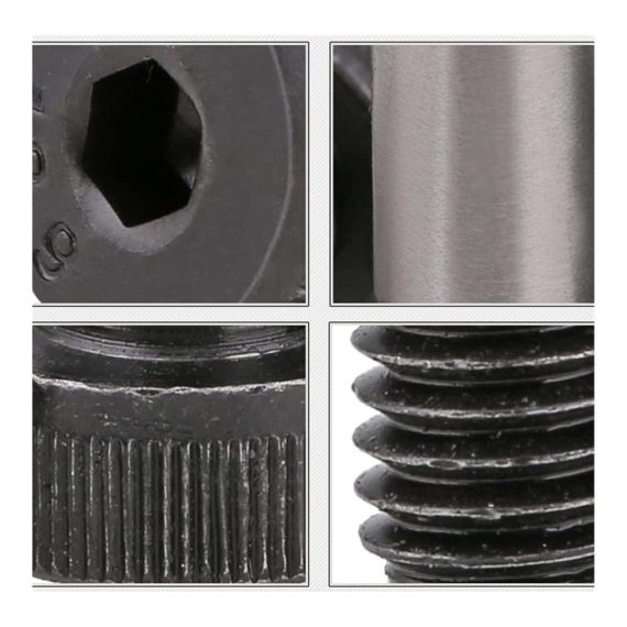 Innensechskant Passschrauben 12.9 Φ 6-25 M5-M20 Länge 8-200 mm (5 Stück) - Hochfeste Schulterbolzen mit M10 Schulterdurchmesser 13 mm