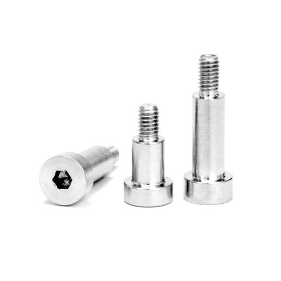 Edelstahl Strukturschrauben Set – Sechskant Innensechskant Schulterbolzen M2-M10 304 A2 1/10 Stück hexagon socket Kappe Kopf ideale Welle für präzise Montage (4 mm 10 Stück