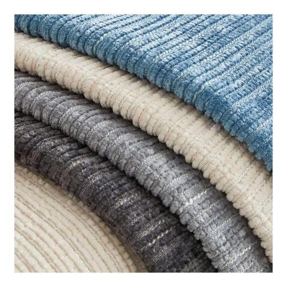 Fuzzy Chenille Couch Cover - Non-Slip Anti-Scratch and All-Season - Light Gray (70 * 210cm) - Perfect Handtuchständer for a Funny and Simple Home Décor Upgrade