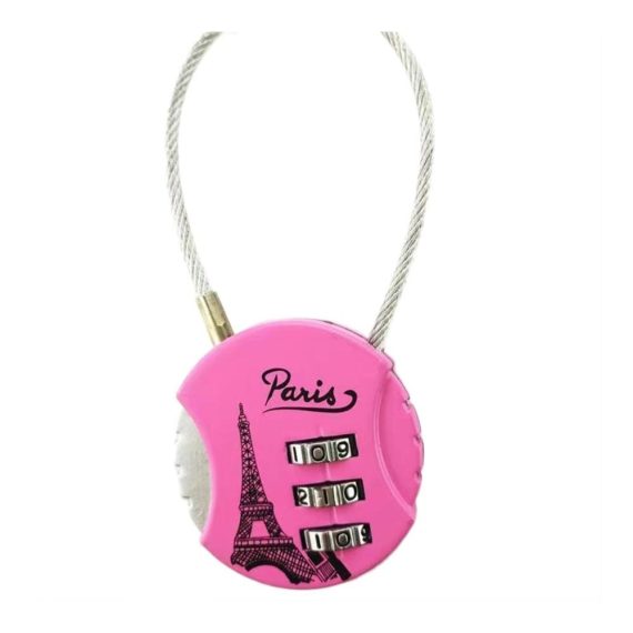 3-stelliges Zahlenschloss für Koffer und Gepäck – Metallcode-Schloss mit Mini-Codierten Schlüsseln und Diebstahlsicherung – Schubladenschloss-Hardware (Color C