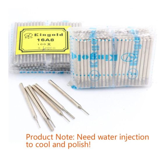 10er Set Diamant Schleifköpfe 150 Körnung für Dremel Carving und Polieren - Geeignet für Schleifpapier Gravur und Gratbearbeitung - 0.6mm Feinheit
