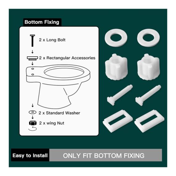Meeresbewohner WC-Sitz mit Absenkautomatik aus pflegeleichtem Thermoplast - Komfortabler Toilettensitz mit stilvollem Klodeckel für Ihr Badezimmer