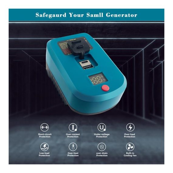 RATSTONE TPDL 65W USB C PD Ladegerät für Makita 18V Akkus – BL1850 und BL1820 Kompatibilität – Schnellladegerät mit USB-A und Typ-C Anschlüssen inklusive Staubschutzhülle