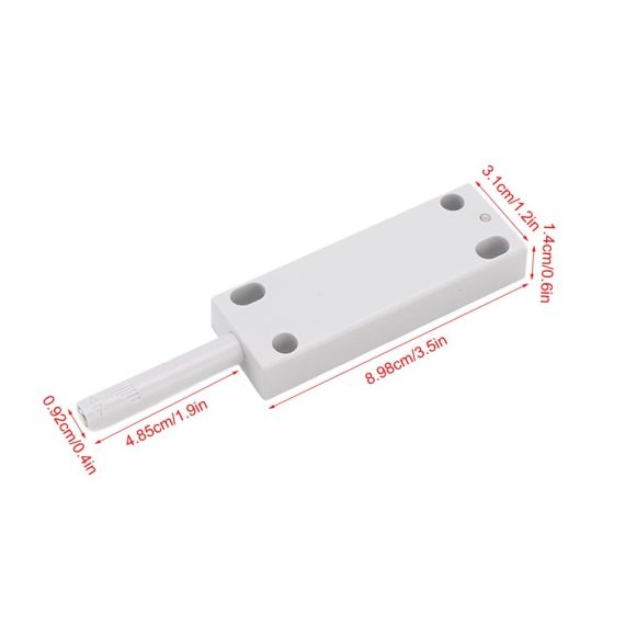 Magnetische Push-to-Open Druckriegel für Schränke – 3 Stück Verstellbare Schubladen- und Schranktürverschlüsse mit Magnet geeignet für 25 m Schranktüren