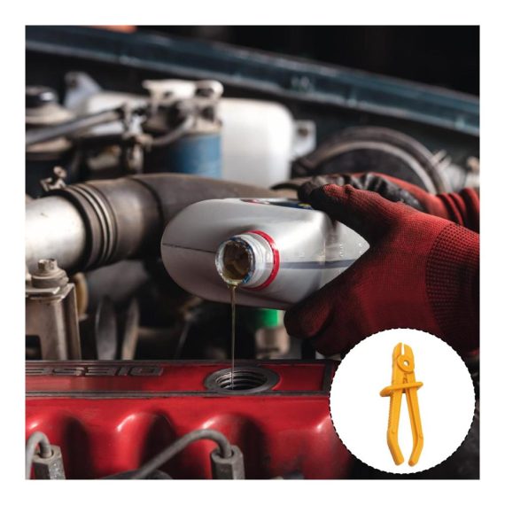 Klarer Fokus auf relevanten Key
6-teiliges Zangen-Set für präzises Abklemmen Ideal für Kühlschläuche Brems- und Benzinleitungen sowie Hydraulikschläuche im Kfz-Bereich