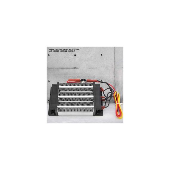 600W 220V PTC Keramik Heizelement - Schnelle sichere elektrische Heizung mit Thermostat für Luft - Isoliert Typ Keramik für optimale Sicherheit