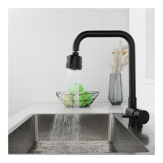 360° drehbarer Küchenwasserhahn aus rostfreiem Stahl mit Touch-Funktion und 2 Wasserstrahlarten - Ideal für die Küche