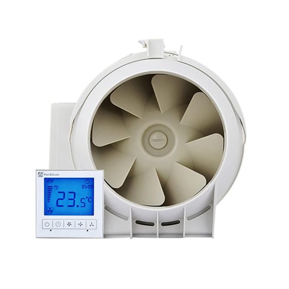 Leiser 220V Badlüfter - Effizienter Abluftventilator mit drei Einstellungen und Rohrventilation