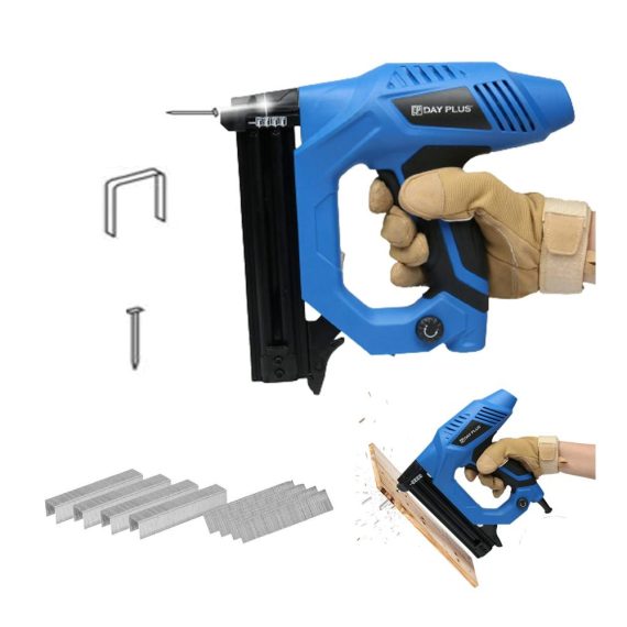 Elektrotacker 2in1 Universal-Kombigerät für Heimwerker - Tackerpistole für Klammern & Nägel (15-25 mm Heftklammern 15-32 mm Nägel) - Kabellänge 1 Meter