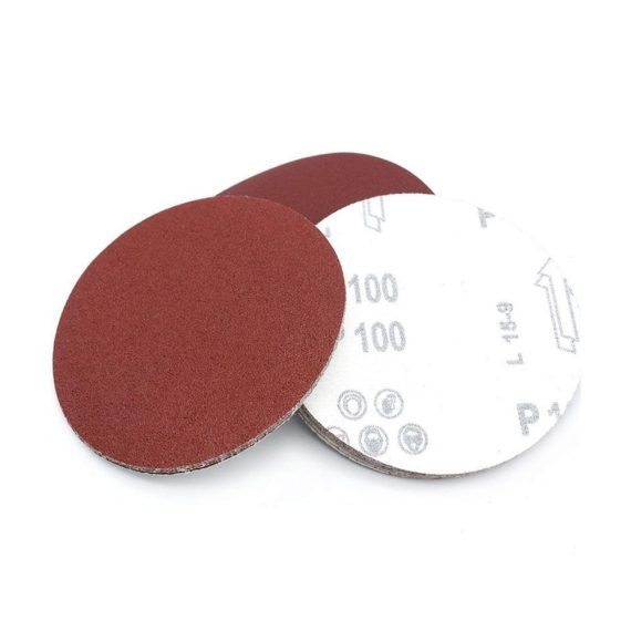 10er Set 4 Zoll Klett-Schleifscheiben - Runde Schleifpapier mit Klettverschluss (100mm Durchmesser) - Körnung 60-1000 für Schleifen und Polieren - Gaodpz Schleifblätter mit selbstklebender Rückseite (Grit 100