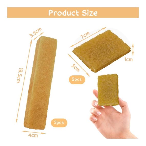 4-teiliges Schleifpapier Reinigungsset für Skateboards - Entferner Reiniger Radierer - 2 Größen Kartonverpackung (19.5x4x3.5/ 7x5x1 CM