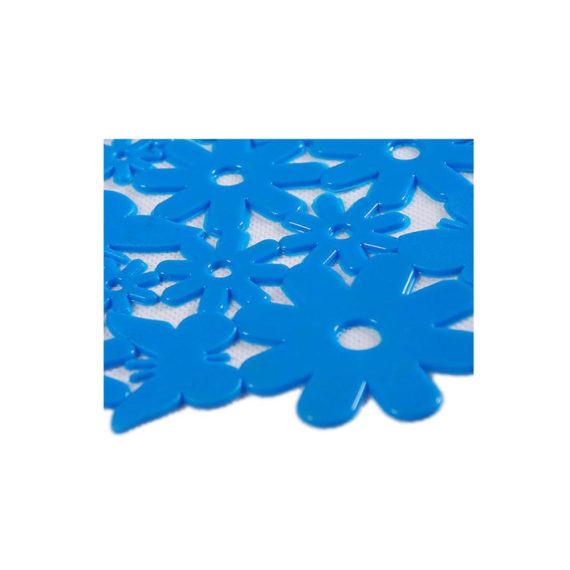 2er Set Küchenspülenmatte - Schmetterling Blau | Quadratische Spülbeckenschutz-Matte für Wärmedämmung und Rutschfestigkeit (27 x 30) - Küchenspüle Zubehör
