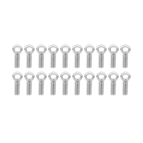 Augenbolzen 20er Set - Ringschraube aus 304 Edelstahl für schwere Maschinen korrosionsbeständig Schulter M6