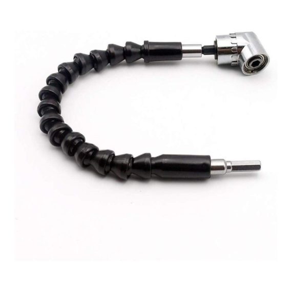 105° Winkelschrauber Vorsatz Flexibler Bithalter 3x Magnetische Bohrer Verlängerung 3x Stecknuss Adapter – 1pcs Hex-shank Bohrmaschine Verlängerung ideale Werkzeugset für präzise Bohr- und Schraubarbeiten
