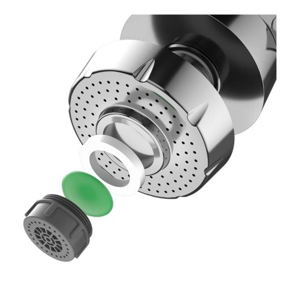 360 ° schwenkbarer Luftsprudler Wasserhahn - Wassersparender Strahlregler für Waschbecken mit erweitertem Bubbler Tap Belüfter und Doppelfunktionalität