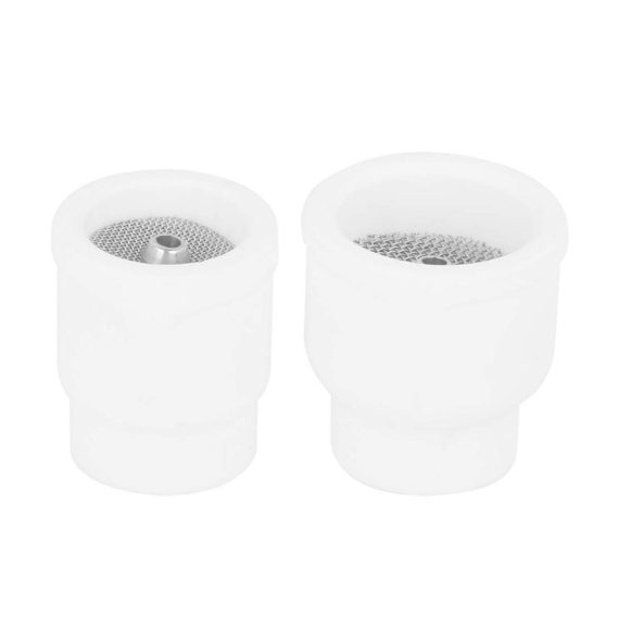 WIG-Schweißgeräte 2-teiliges Keramik-Schweißbecher-Set für WP-17/18/26/9/20 Manuelles Wig-Schweißverbrauchsmaterial Agon-Lichtbogenschweißpistole Werkzeug 10 12