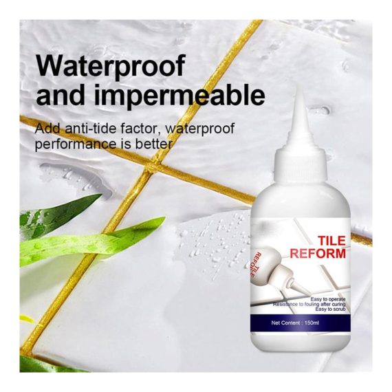Wasserdichtes Fliesenspalt-Reparaturmittel - Fugenlinie Auffüller für Fliesen mit Klebemittel Home Fliesenreparatur für dauerhaft wasserdichte Fugen