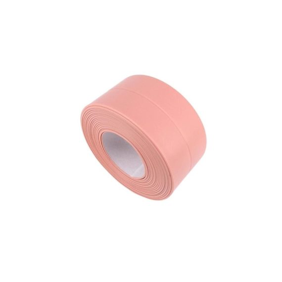 Silikondichtstoff Baddichtband - 2 Rollen PVC Küche Wasserfestes Klebeband - 37 cm x 32 m Pink