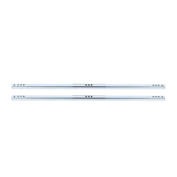 2-teilige Heavy-Duty-Schubladenführungen (450x17mm) - Robuste Stahlkugel-Schienen für Schubladenauszüge und Schränke