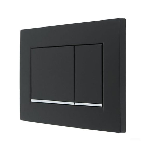 Dual WC Betätigungsplatte für Geberit Sigma30 und UP320 Spülkasten Schwarz