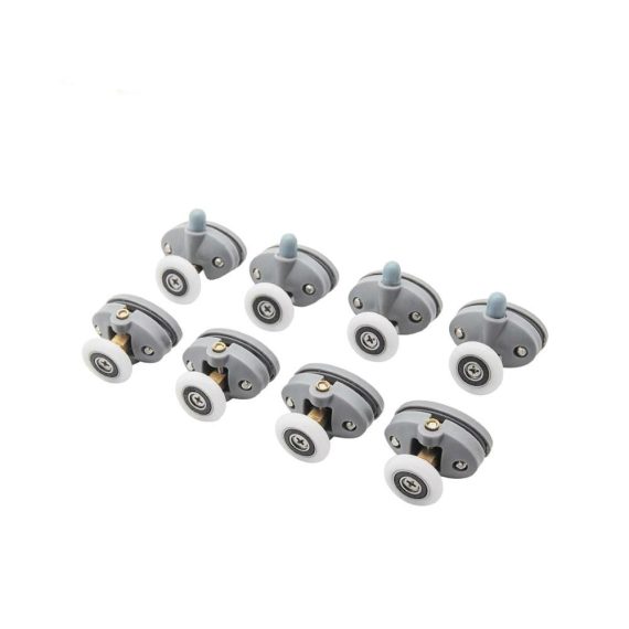Duschtüren Oval ABS Nylon Einzel-Pop-Up-Riemenscheibe 23mm 25mm – Glastürrollen für Schiebekabine mit hochwertiger Hardware