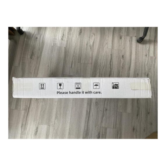 Elektrischer Handtuchheizkörper 500x1100mm Anthrazit IP45 Wasserdicht - Energiesparendes Badheizgerät mit Thermostat LCD Touch Anzeige (380W