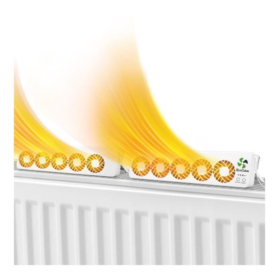 Smartes Heizungsmanagement Duo-Set Heizkörperregler & Zubehör mit leistungsstarkem Ventilator und 10 verbesserten Lüftern für maximale Heizeffizienz und Energieeinsparung