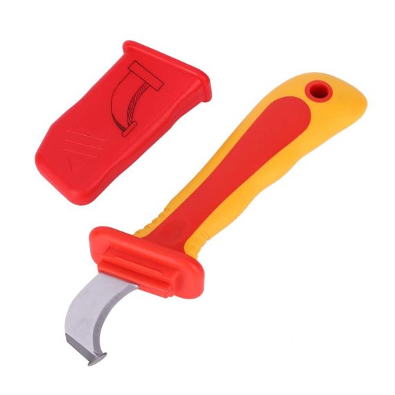 Elektrikermesser 8 Zoll - Isolationsmesser für schnelles und präzises Abisolieren von Kabeln Antimagnetisch IEC60900-zertifiziert 1000 V Cutter für effiziente Elektroinstallationen