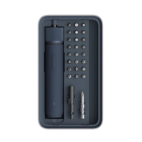HOTO Mini Akkuschrauber Set 36V Elektro Schraubendreher mit 8Nm Drehmoment 1500mAh Akku LED Ringlicht 26-tlg. S2-Stahl Bits USB-C Aufladen – Kraftvoller Akku- & Bohrschrauber für 800 Schrauben in praktischer Magnetbox