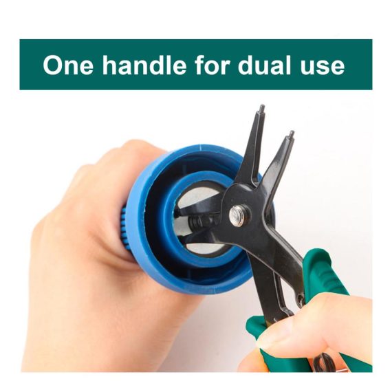 2-in-1 Sicherungsringzangen-Set Interne & Externe Sprengringzange für 10-40 mm Durchmesser
