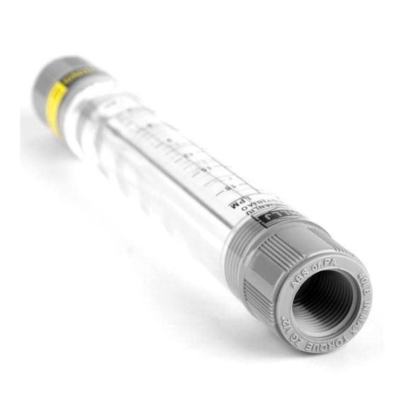 G1/2 Gas-Flüssigkeits-Durchflussmesser für präzise Pipeline-Messungen - 0.5-5 GPM / 1.8-18 LPM
