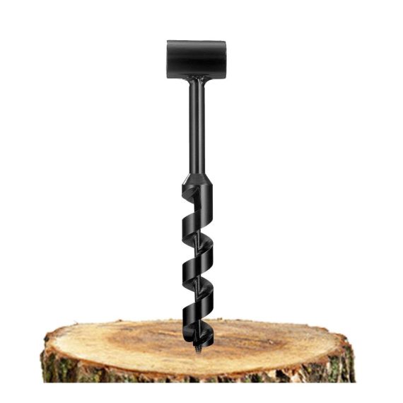 Schlangenbohrer Spiralbohrer für Outdoor Survival und Camping - Manueller Bohrer mit Schlüsselwerkzeugen für Anfänger und Liebhaber