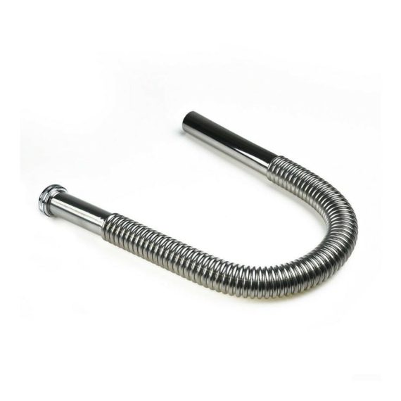 Edelstahl Waschbecken Siphon Abfluss - Universal Flexibles S-Rohr Ablaufrohr für Badezimmer (80cm