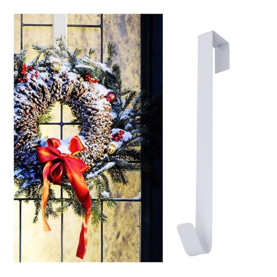 Metallischer Türhaken für Kranz - Perfekt für Weihnachtsdekorationen an der Haustür