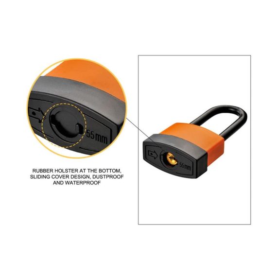 Wasserdichtes Vorhängeschloss mit 45mm langem Bügel - Ideal für Gym Locker Schule Garage Zaun und Schuppen - Inklusive 3 Schlüssel