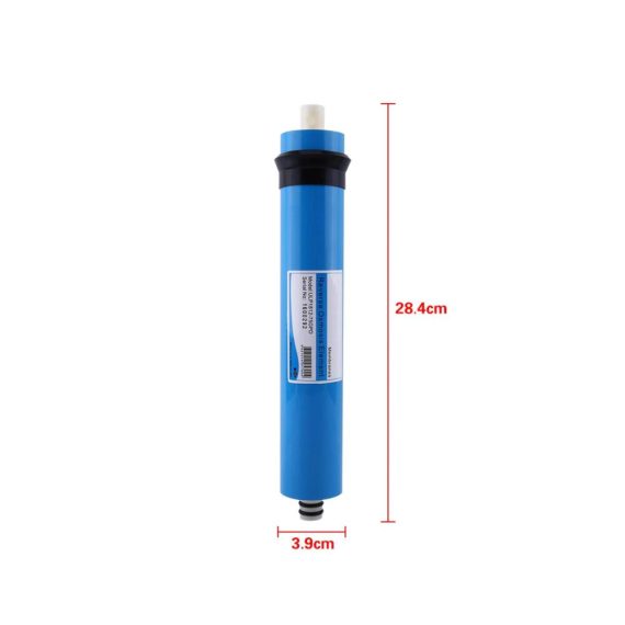 75GPD Ersatzfilter für Umkehrosmose-Systeme - Unter der Spüle installierbare ULP1812 Membran mit Blauwasserfilter - Ideal für Zuhause
