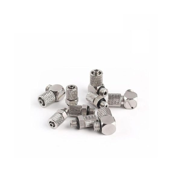 Miniatur-Armaturen M-5H-4 M-5HL-4 - 10er Set Außengewinde Pneumatikrohr Luftschlauch Schnellmontage Mini-Stecker M3 M4 M5 M6 - Perfekte Passform für anspruchsvolle Anwendungen (Farbe M-5H-6