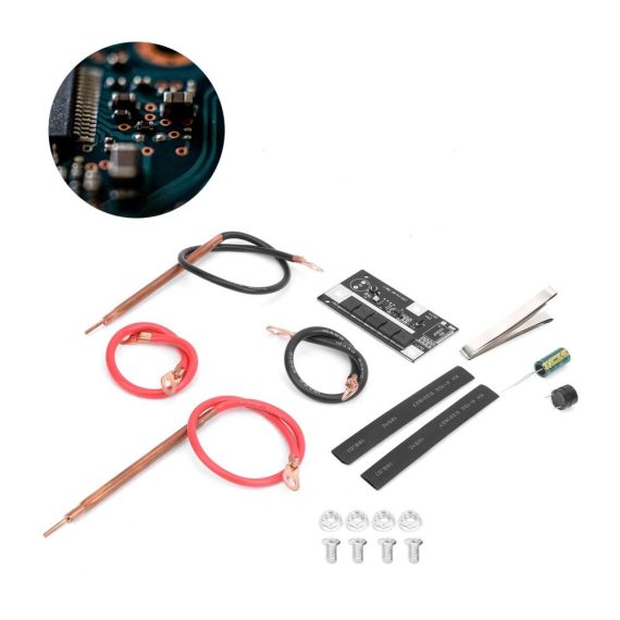 Punktschweißgerät 12V mit tragbarem Mini Aufbewahrungsstift für DIY Akku-Schweißen von 18650/26650/32650 Batterieplatten - Zubehör für präzises Batteriepunktschweißen