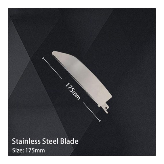 Astsägen Handsäge Bügelsäge Baumfällsäge - Hochleistungs-Sägeblätter für Holz Fleisch Knochen und Metall - 1pc Fish-Shape Reciprocating Saw Blade - Effiziente Säbel Sägeblätter für vielseitige Schneidwerkzeuge