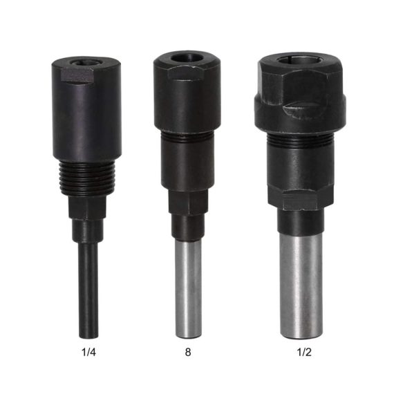 8 mm Schaft Fräser Bit Set mit Spannzangenverlängerung für präzises Trimmen und Gravieren - Maschinenzubehör für optimale Leistung