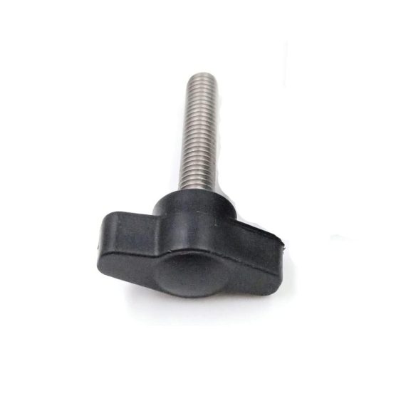 Edelstahl Flügelschrauben-Set M4 M5 M6 M8 | Pflaume Bakelit Handfestknopf | Schmetterlings-Kunststoffkopf | T-Griff-Schraube | 304er Edelstahl Handknopfschraube