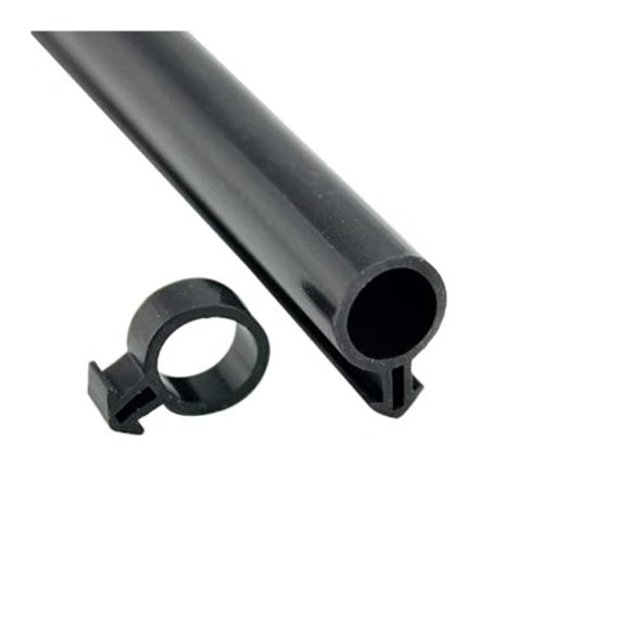 Fensterdichtungen 10m - Effektives O-Typ Dichtungsband für Fenster Türen Balkone Oberlichter und Kunststofffenster (Schwarz-10mm