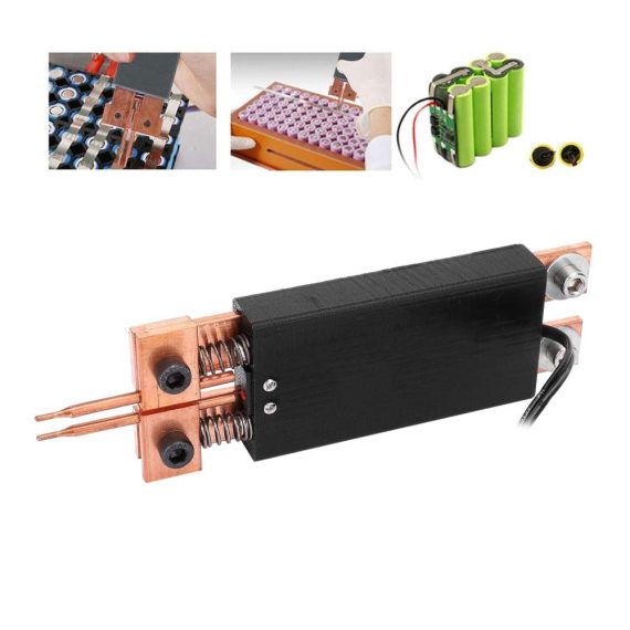 Mini-Punktschweißgerät 18650 Lithium-Akku | Automatisch & Tragbar | Hand-Punktschweißstift mit 2 Konzentrischen Kugelnadeln | Ideal für den Außenbereich
