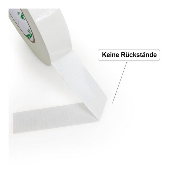 Panzertape BOMEI PACK 1 Rolle - 25mm x 50m Gewebeband Weiß Extra Starkes Panzerband Gewebeklebeband mit hoher Stärke Duct Tape wasserfest für vielseitige Anwendungen