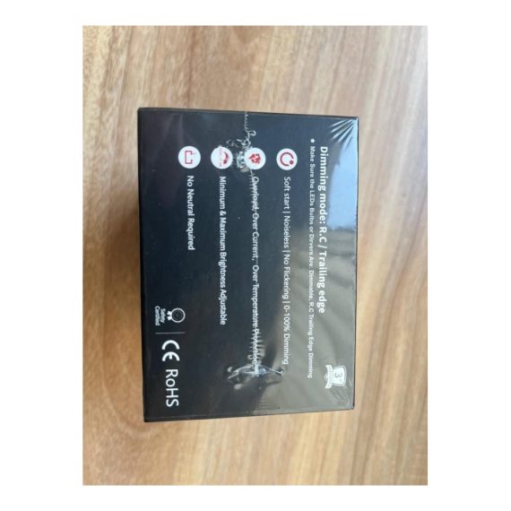Dimmschalter iolloi LED Dimmer Unterputz - Drehdimmer für Dimmbare LED/Halogen 230V - Schalter mit Klemmkrallen & Abdeckung - Dimmer für LED Lampen 5-300W