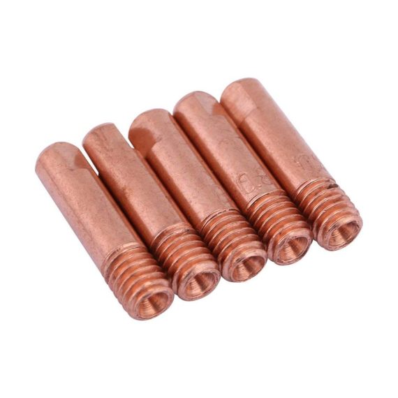 MIG-Schweißgerät Zubehörset für MB15 - 20-teiliges Verschleißteile-Set Gasdüsen Düsenstock Stromdüsen M6 08 mm Isolatoren Werkzeug inklusive