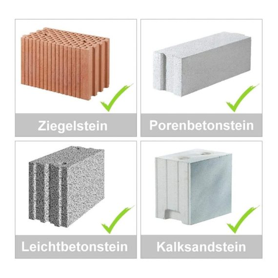 Säbelsägeblätter OrangeClub – Hochleistungs-Hartmetall Sägeblatt für Porenbeton roten Backstein und Stein – Profi-Zubehör für präzises Schneiden in Handwerksprojekten
