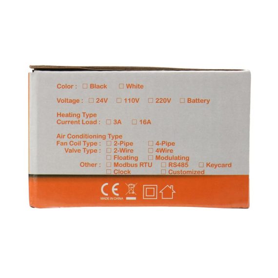 24V Digitaler Thermostat für Fußbodenheizung - Programmierbare Steuerung farbenfrohes Display Innenbereich geeignet